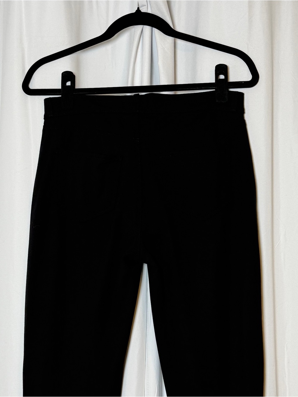 L’AGENCE Alexia High Rise Crop Pants Black Ponte 27 - Picture 8 of 11